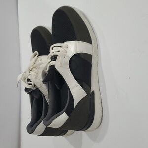 Kenneth Cole Reaction Bailey Rafi elastic black white gray mesh‎ jogger Sneakers